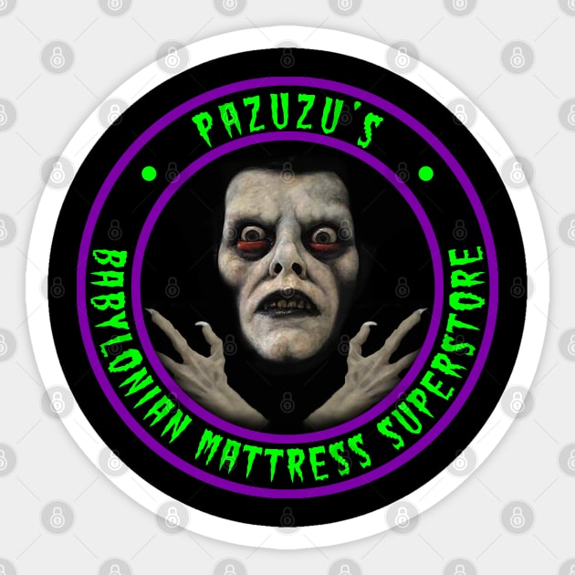 PAZUZU'S - BABYLONIAN MATTRESS SUPERSTORE Sticker by GardenOfNightmares